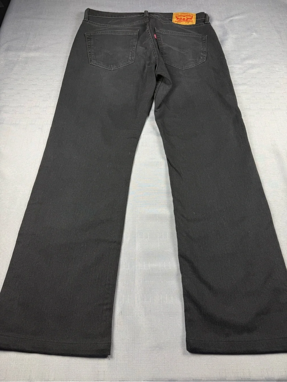 Levi’s 559 Relaxed Straight Jeans Men’s 32x32 Black Washed Denim Pants W32 L32